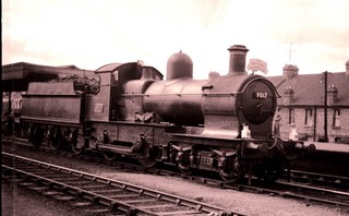 GWR 9017 at Oxford Stn On Severn Valley Rambler(opt)